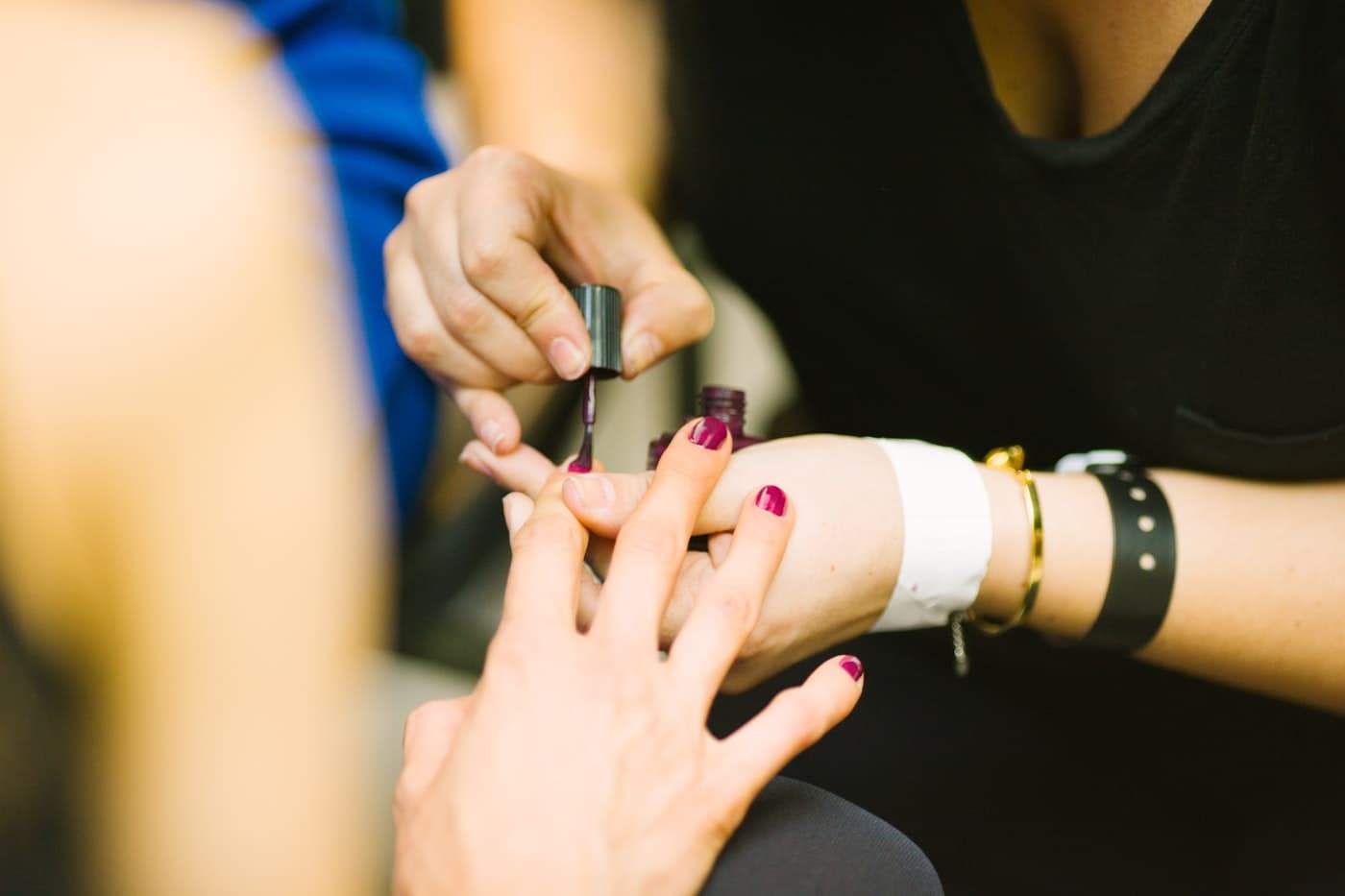 Beauty therapy in progress at the Florenza studio
